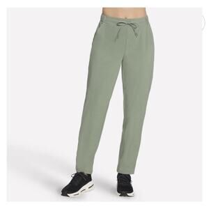 Skechers Women's Slip-In Go Walk Uptown Athleisure Pants | Pale Olive | 2XL